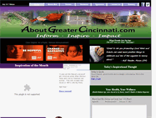 Tablet Screenshot of aboutgreatercincinnati.com